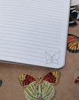 A5 Handmade Notebook with Vintage Butterfly Design