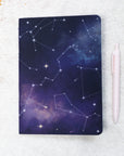 A5 Handmade Notebook with Cosmic Design