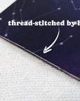 A5 Handmade Notebook with Cosmic Design