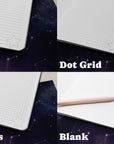 A5 Handmade Notebook with Cosmic Design