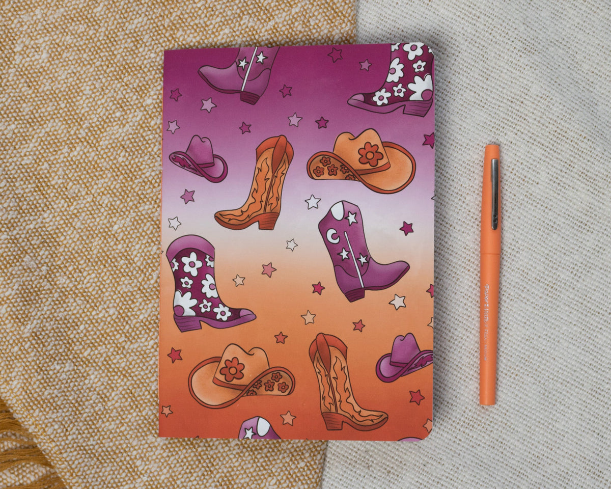 A5 Handmade Notebook with Howdy Design