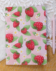 A5 Handmade Notebook with Strawberry Design