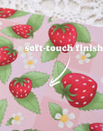 A5 Handmade Notebook with Strawberry Design