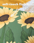 A5 Handmade Notebook with Sunflower Design