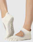 ToeSox Full Toe Bellarina Women's Yoga Grip Socks