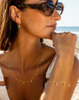 Multi-Talon Necklace, Gold Vermeil