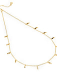 Multi-Talon Necklace, Gold Vermeil