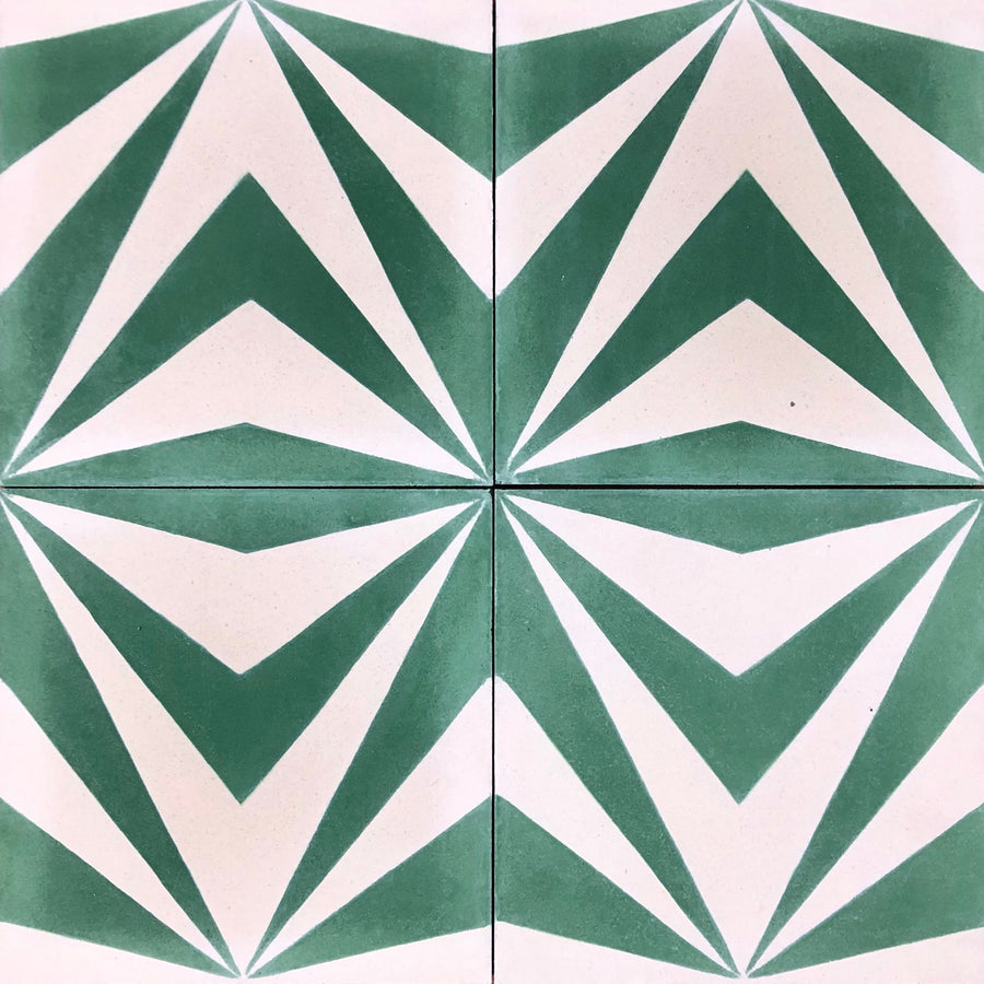 Premium NEO Cement Tiles in Blue and White, Luxury Handcrafted Floor and Wall Tiles, Best-Selling Bathroom and Kitchen Tiles by Maria Starling Design at brixbailey.com