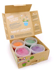 Neogrün Organic Easy Clay Set 4x120g – Orange, Green, Pink, Violet