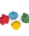 Neogrün Organic Easy Clay Set 4x120g –  Yellow, Green, Red, Blue