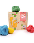 Neogrün Organic Easy Clay Set 4x120g –  Yellow, Green, Red, Blue