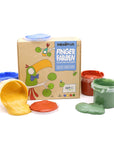 Neogrün Organic Finger Paint Set 4x120g – Blue, Yellow, Red, Green