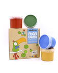 Neogrün Organic Finger Paint Set 4x120g – Blue, Yellow, Red, Green
