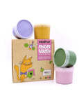 Neogrün Organic Finger Paint Set 4x120g – Yellow, Green, Pink, Violet