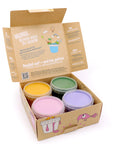 Neogrün Organic Finger Paint Set 4x120g – Yellow, Green, Pink, Violet