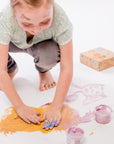 Neogrün Organic Finger Paint Set 4x120g – Yellow, Green, Pink, Violet