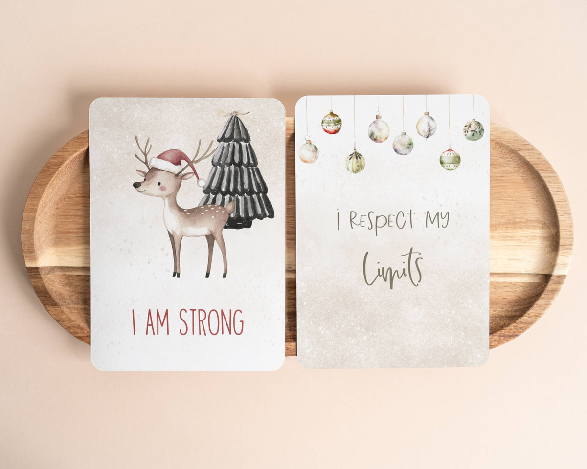Festive Affirmation Duo Cards (Adult &amp; Child)