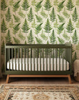 Green Fern Botanical Wallpaper