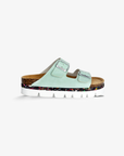 BUBBLES | Platform Sandal Aqua Blue
