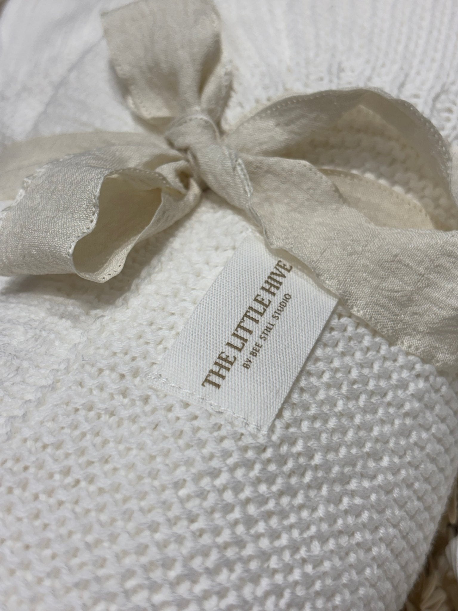 Newborn Knit Gift Box Cream and White 0 to 6 Months