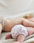 Newborn Reusable Cloth Nappy - White