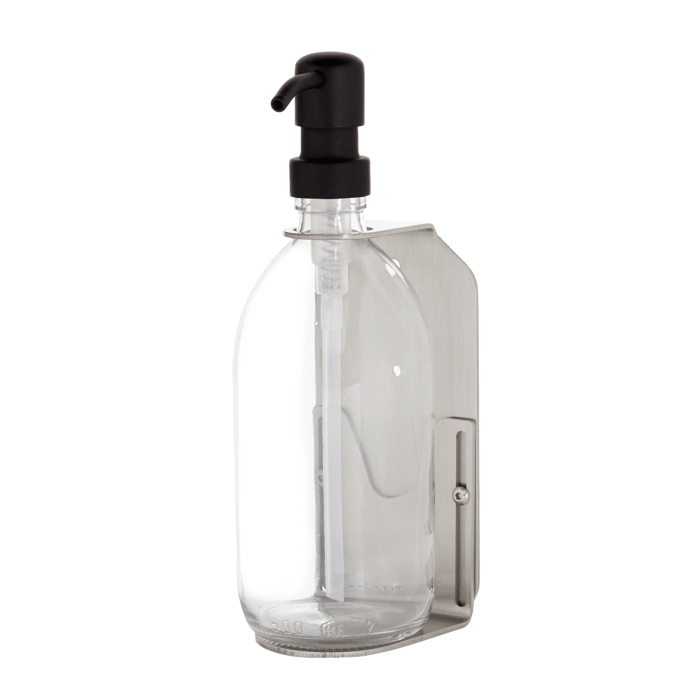 Nickel Single Wall Mounted Soap Dispenser-6