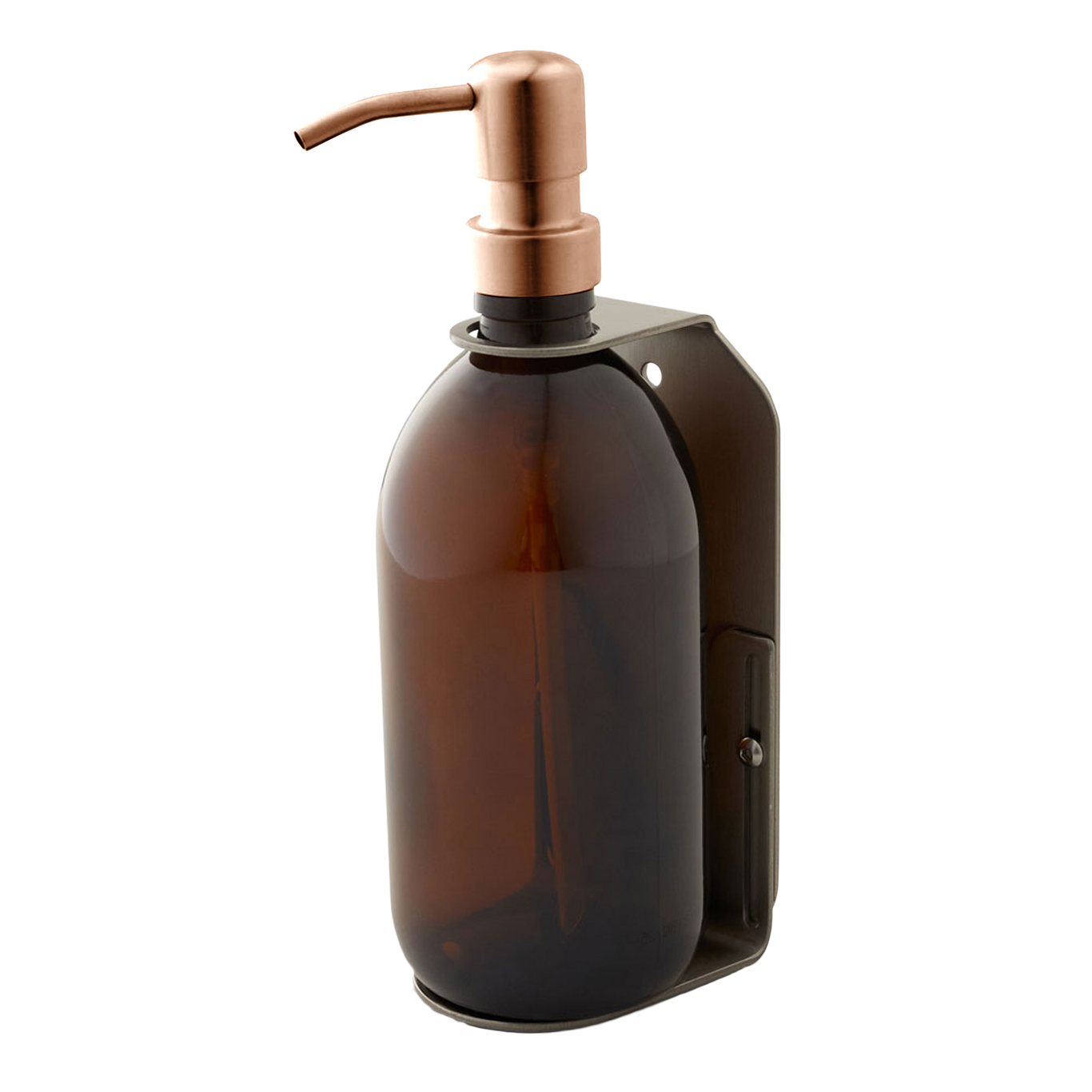 Nickel Single Wall Mounted Soap Dispenser-7