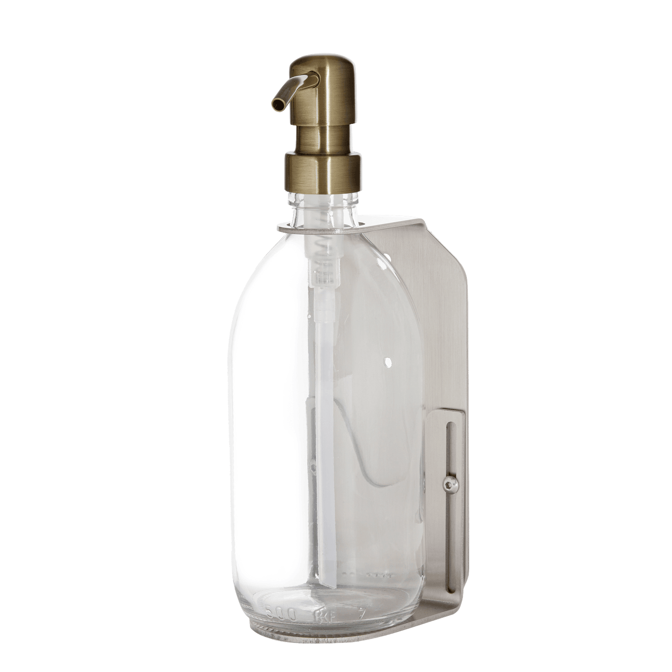 Nickel Single Wall Mounted Soap Dispenser-8