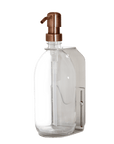 Nickel Single Wall Mounted Soap Dispenser-9