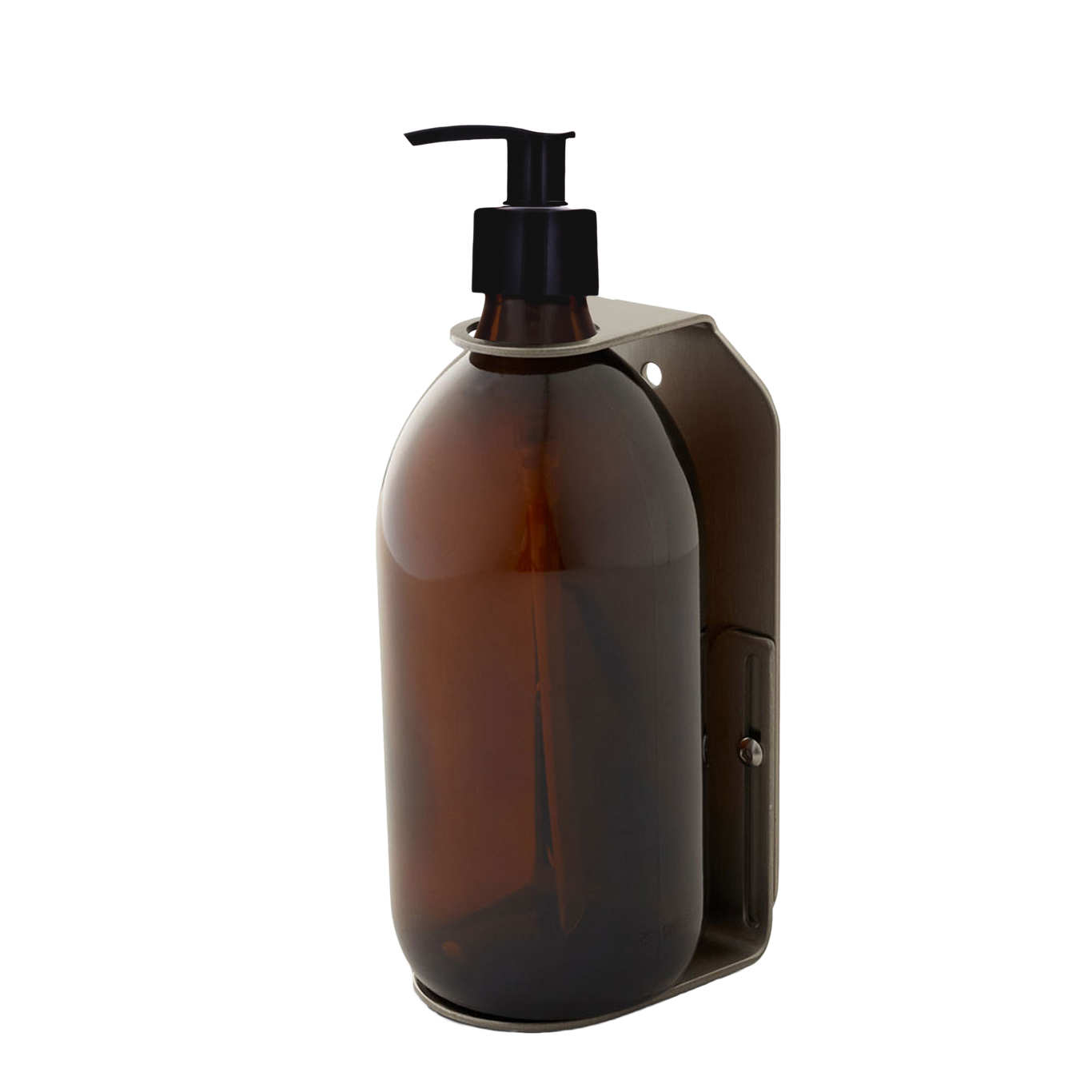 Nickel Single Wall Mounted Soap Dispenser-11