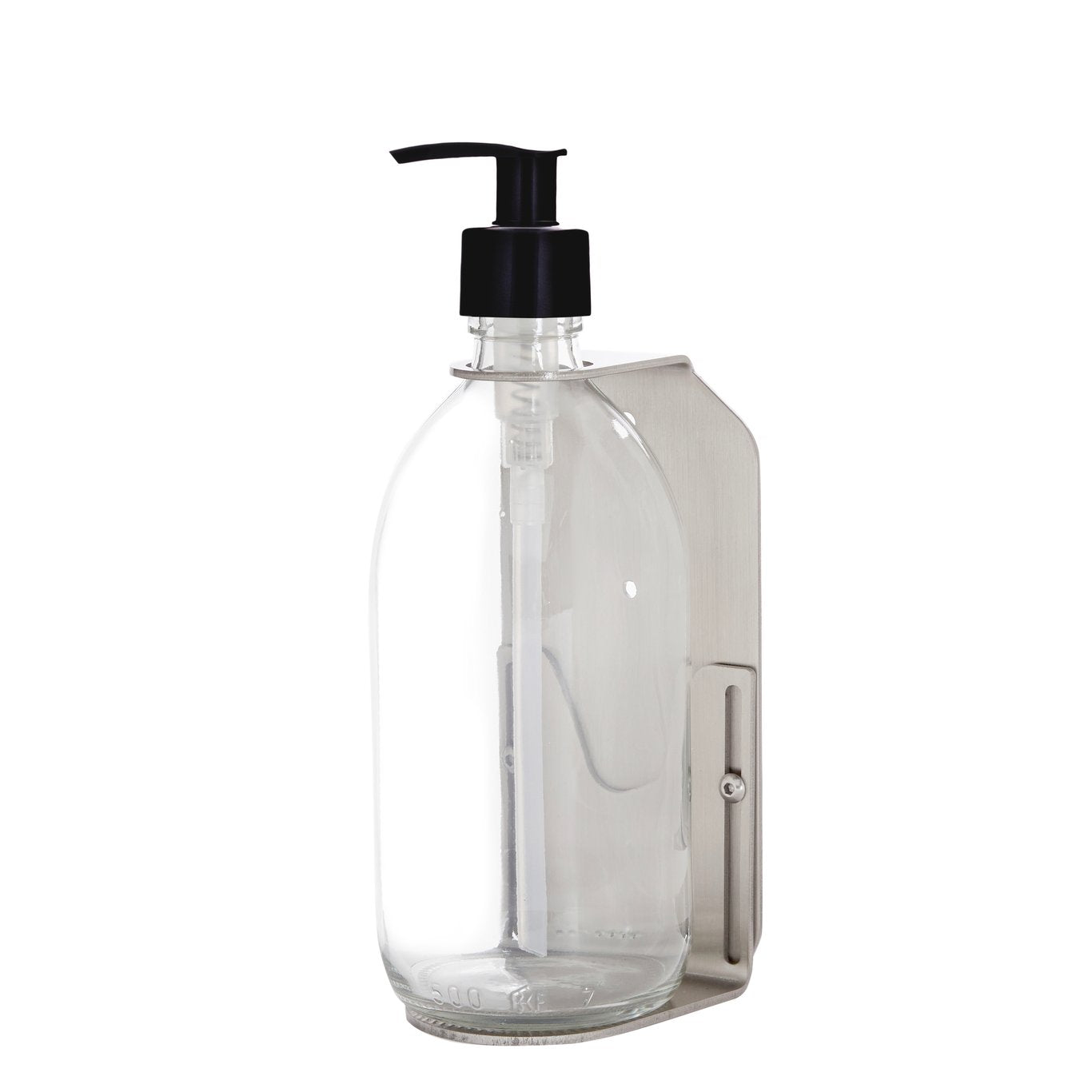 Nickel Single Wall Mounted Soap Dispenser-12