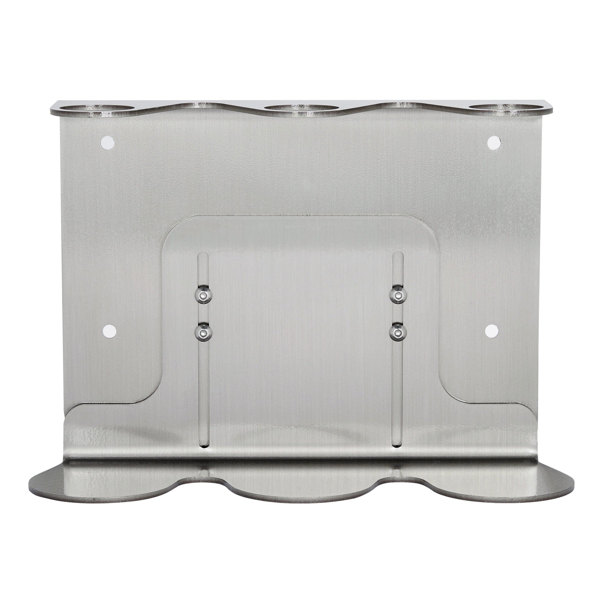 Nickel Triple Wall Mounted Soap Dispenser-1