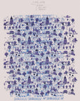 No.057 - Nordic Blues - Vintage Archive Poster Prints