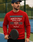 North Pole Padel Club Christmas Jumper — Red Unisex