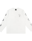 Novels Long Sleeve Unisex Shirt in White
