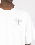 White Unisex T Shirt with Moomin Illustration