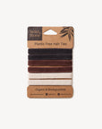 Plastic Free Hair Ties - 6 Pack - Natural