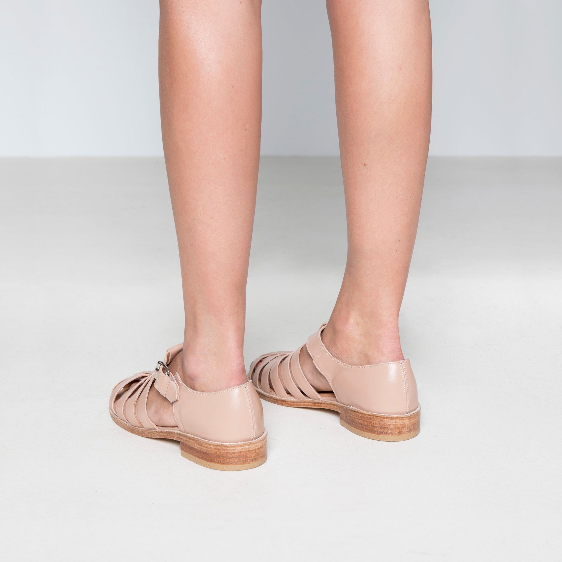 Timeless Elegance with Fishermen-Style Handmade Leather Sandals by Daz Studio at www.brixbailey.com