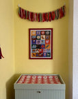 Standard Changing Mat - Red Harlequin
