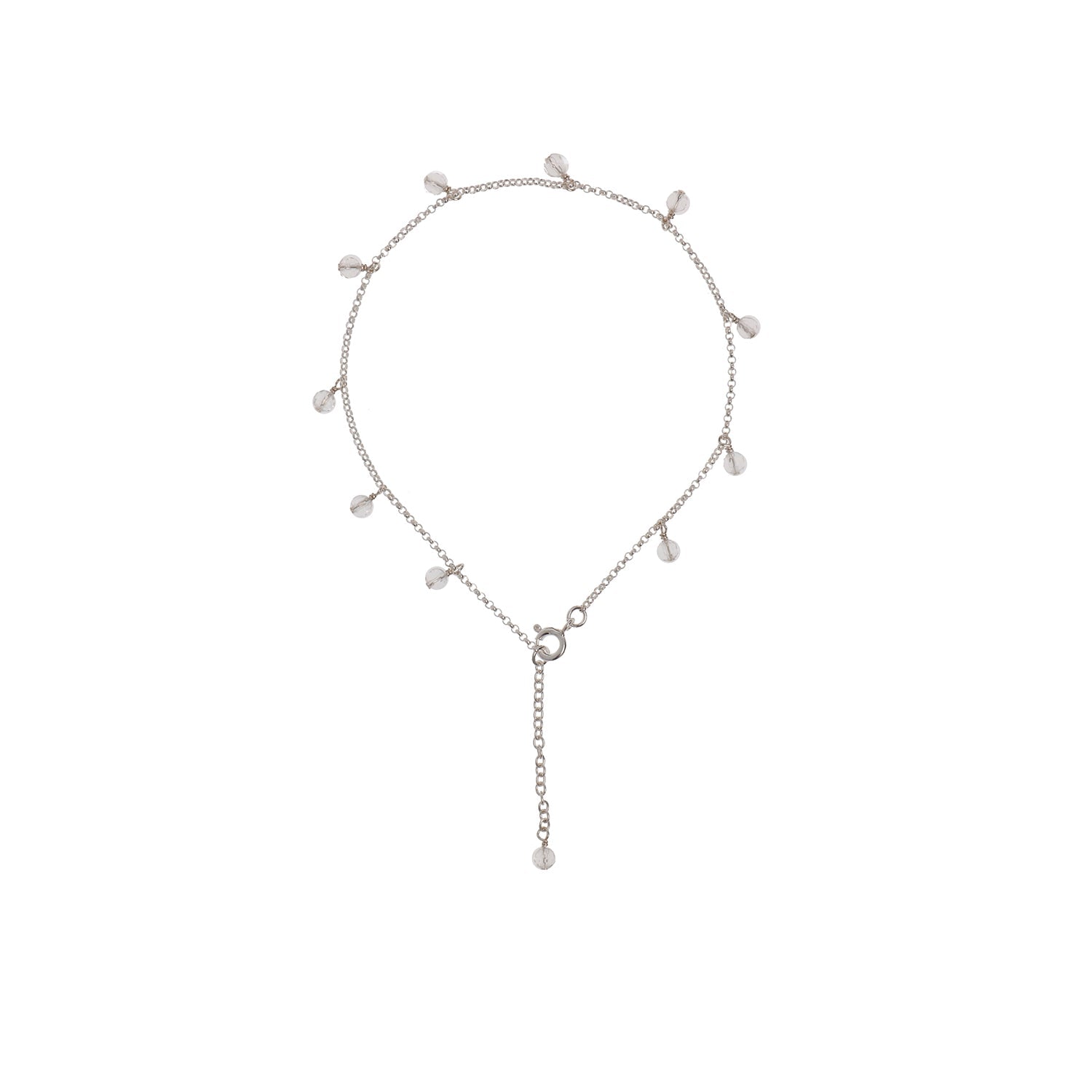 Eat Pray Love Semi Precious Stone Anklet