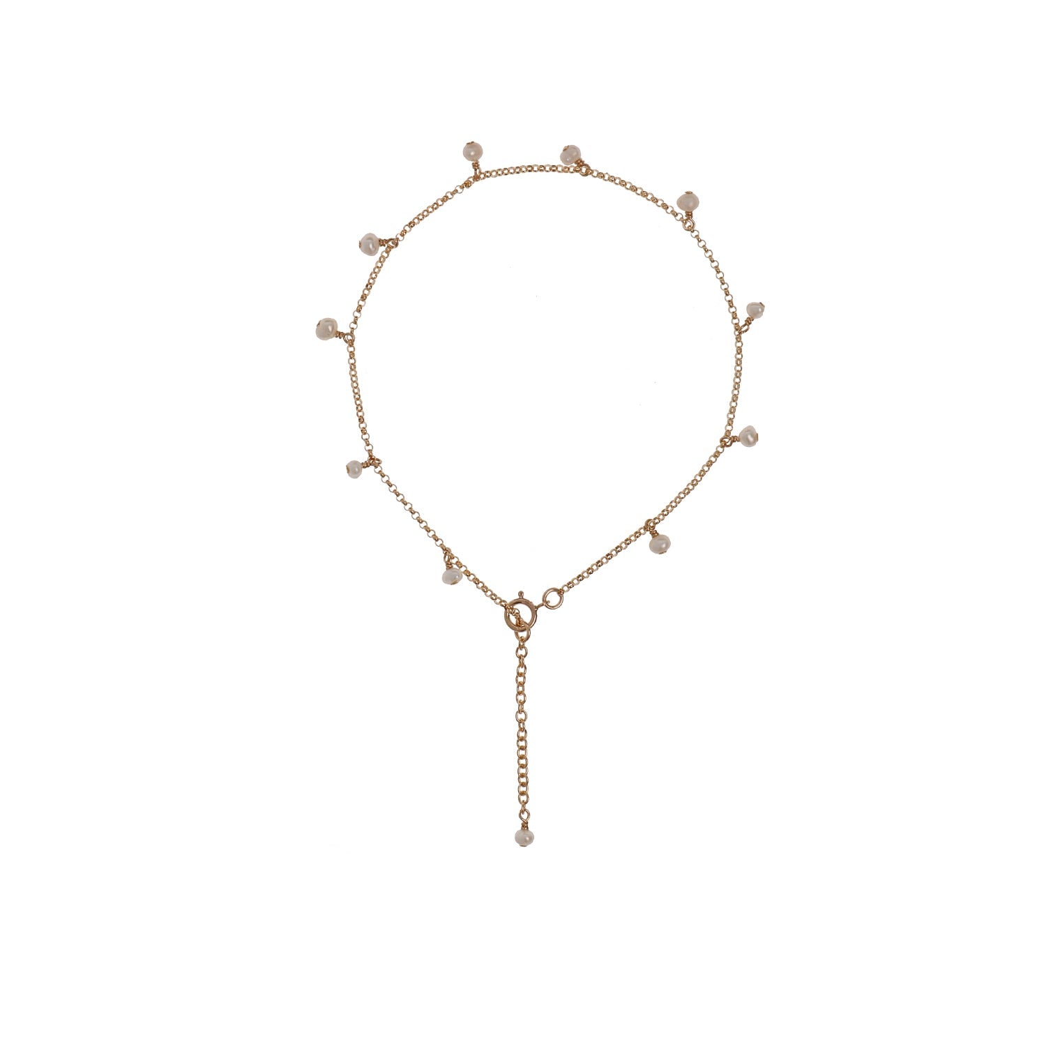 Eat Pray Love Semi Precious Stone Anklet