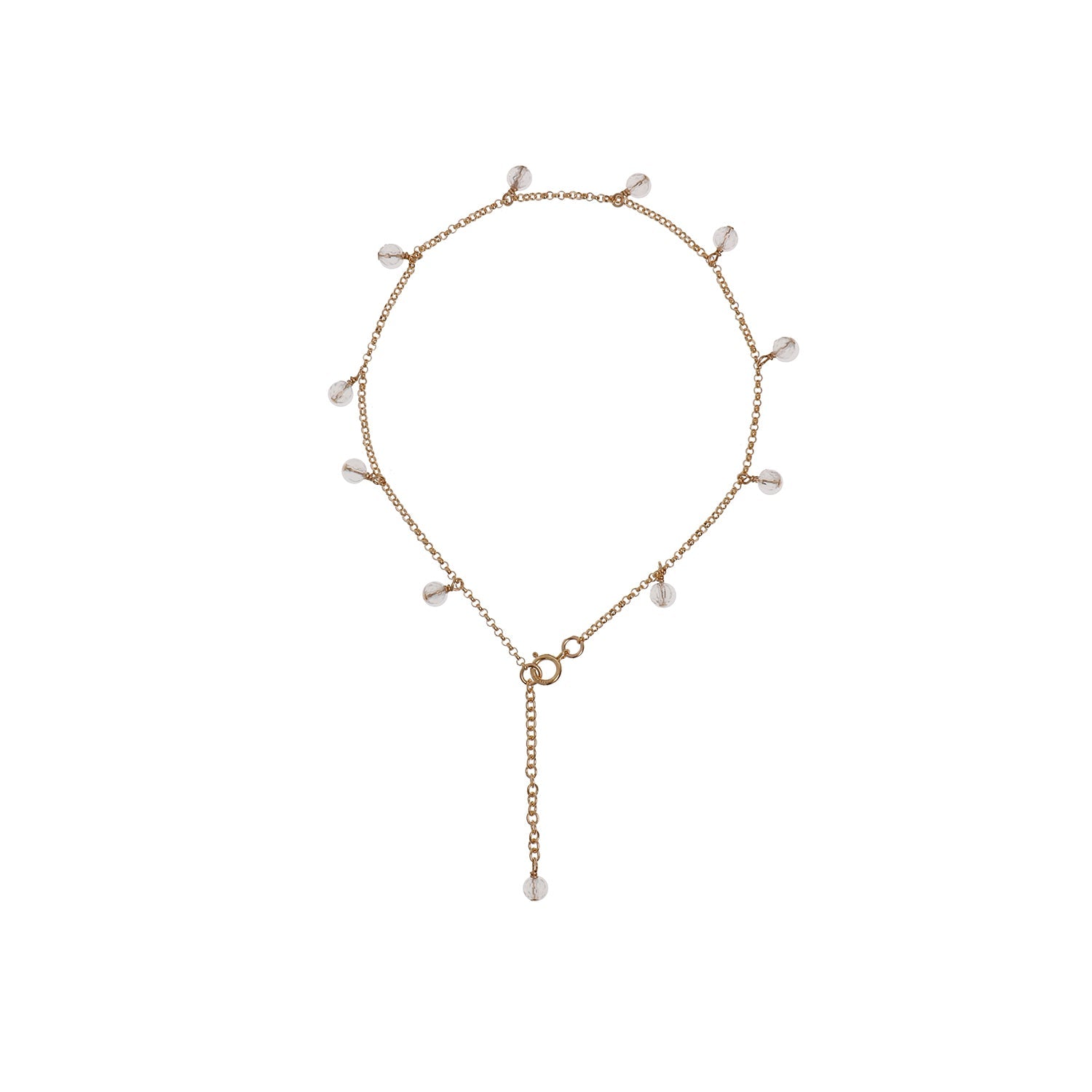 Eat Pray Love Semi Precious Stone Anklet