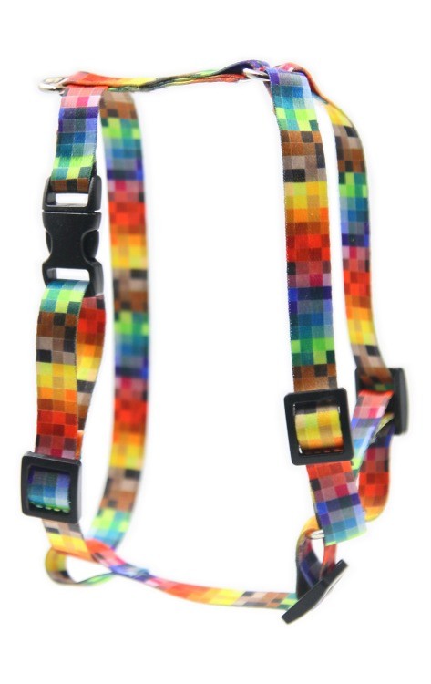 Nylon Pixels Adjustable Dog Harness