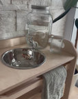 Small Wooden Washbasin with Shelf for Children