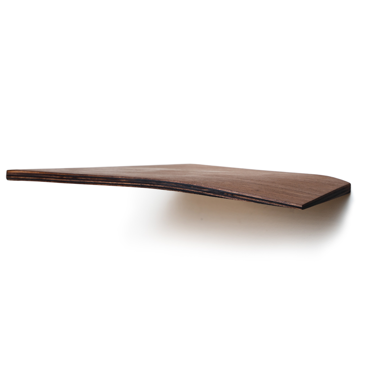 Wooden Corner Shelf Edge
