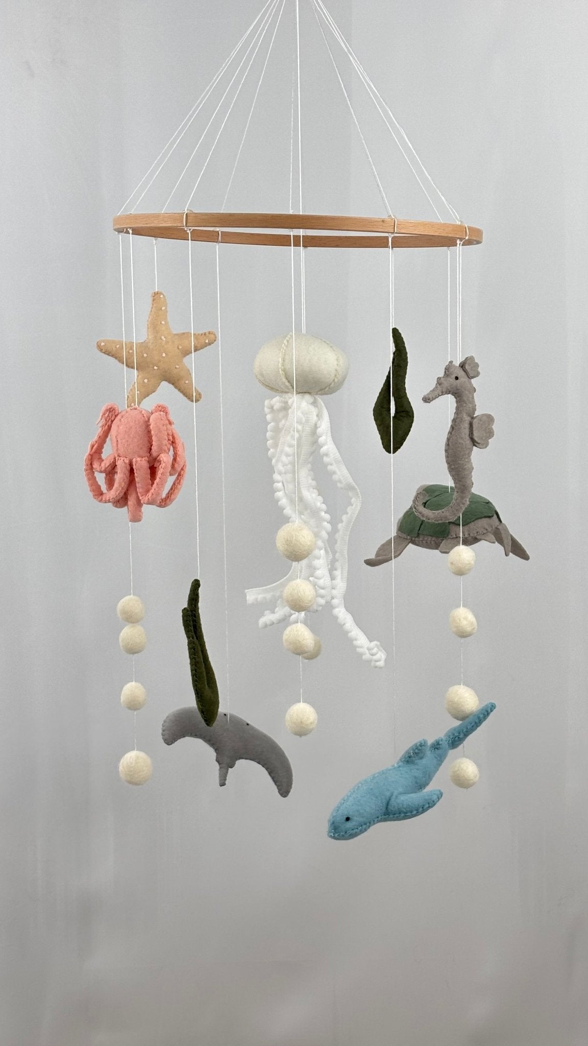 Ocean Drift Felt Cot Mobile