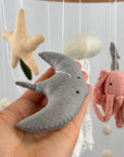 Ocean Drift Felt Cot Mobile