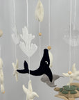 Ocean Whispers Cot Mobile with Felted Sea Creatures
