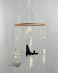 Ocean Whispers Cot Mobile with Felted Sea Creatures