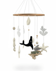 Ocean Whispers Cot Mobile with Felted Sea Creatures